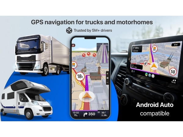 Kenwood DMX-8021DABS mit CarPlay, Android Auto, Sygic Campervan Navigations-APP