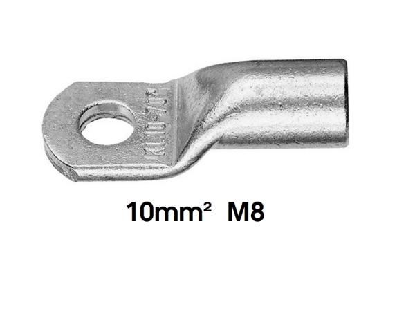 KLAUKE Rohrkabelschuh, 10mm², M8, 15mm breit, 2 Stück
