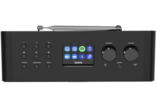 Kenwood CR-ST90S-B Smart-Radio mit DAB+, Internetradio, UKW, Bluetooth, USB