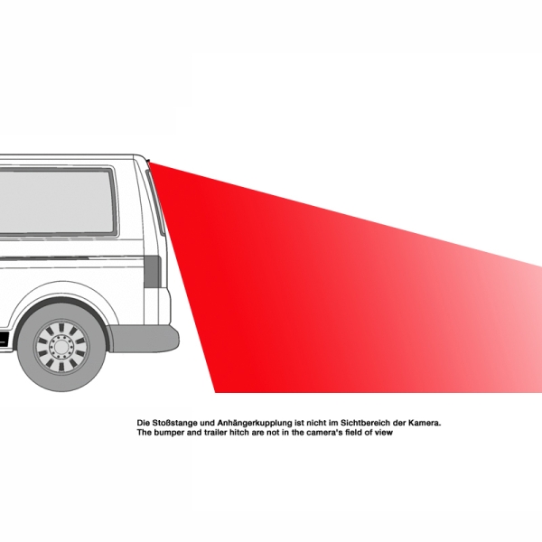 Kamera (AHD), für Volkswagen T5 und T6 / T6.1 mit Flügeltüren bis MJ 2021
