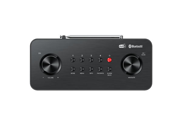 KENWOOD CR-ST85DAB-B DAB+ Kompaktradio Audio-Streaming&ASA-Warnfunktion