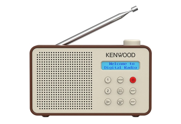 KENWOOD CR-M25DAB-T Tragbares DAB+ Radio mit ASA-Warnfunktion