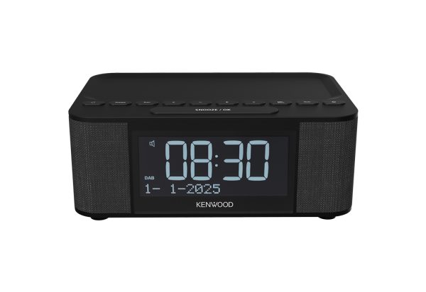 KENWOOD CR-ST55DAB-B Radiowecker mit Bluetooth®, DAB+ und ASA-Warnfunktion