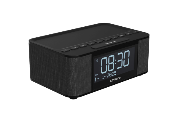 KENWOOD CR-ST55DAB-B Radiowecker mit Bluetooth®, DAB+ und ASA-Warnfunktion
