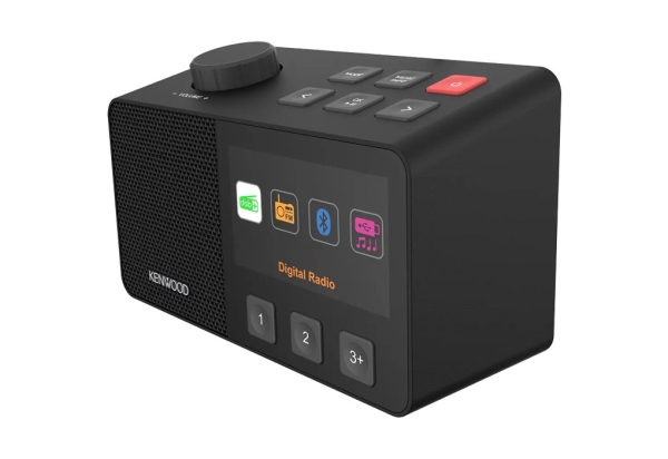 KENWOOD CR-M70DAB-B Senioren-Radio mit 10,8cm IPS-Farbdisplay & Easy Modus