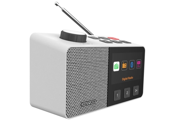 KENWOOD CR-M70DAB-W Senioren-Radio mit 10,8cm IPS-Farbdisplay & Easy Modus