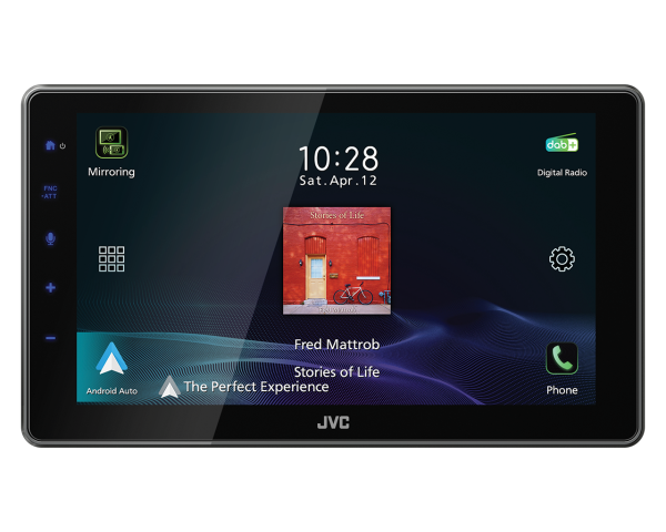 JVC KW-Z900DBW - MP3-Autoradio mit Touchscreen / DAB / Bluetooth / USB / CarPlay