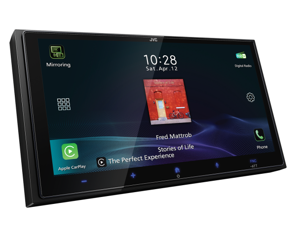 JVC KW-M795DBW - 2-DIN Moniceiver Wireless CarPlay - Android Auto