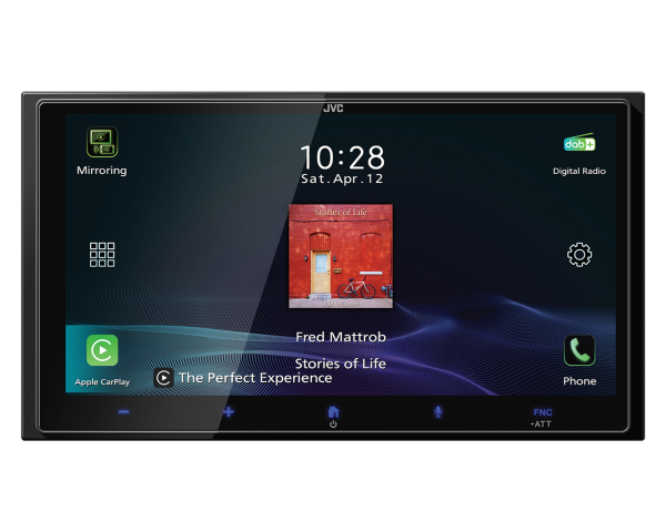 JVC KW-M795DBW - 2-DIN Moniceiver Wireless CarPlay - Android Auto
