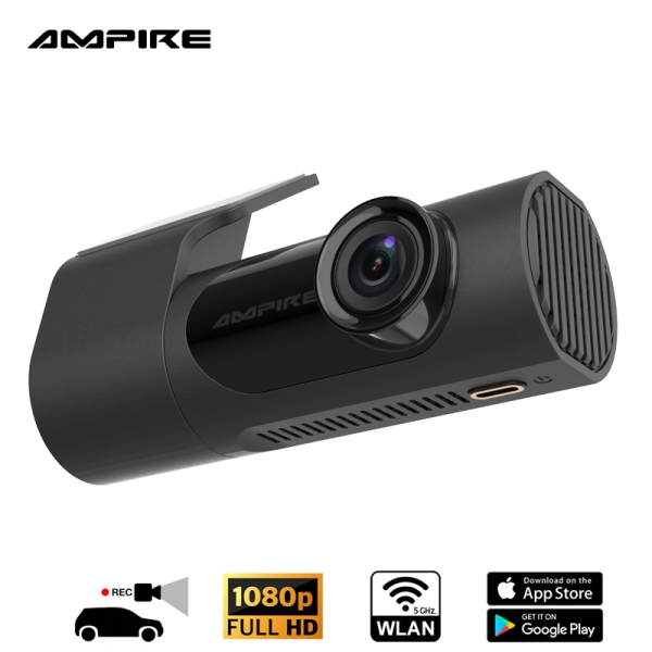 Dashcam in 1080p (Full-HD) Auflösung, WLAN