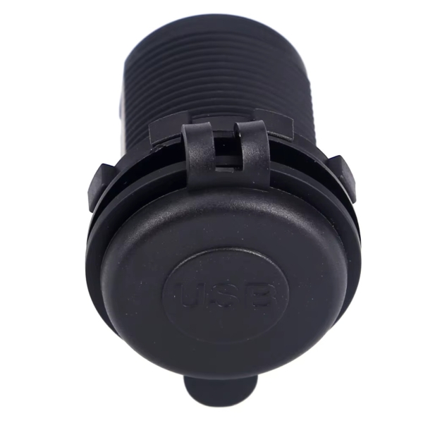 5V 3,1A 12V Dual USB Autoladegerät mit wasserdichter Abdeckung für Fahrzeug