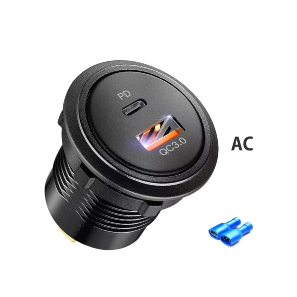 12V / 24V USB-Buchse, Schnellladung, 3.0 USB