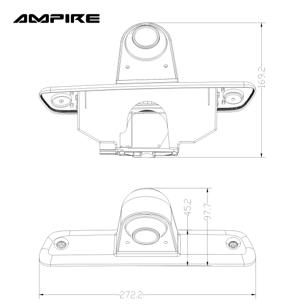Rückfahrkamera für Peugeot Expert, Citroen Jumpy, Toyota ProAce 2007-16