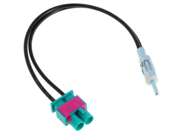 Antennenadapter DIN Doppel-FAKRA (m) > DIN (m)
