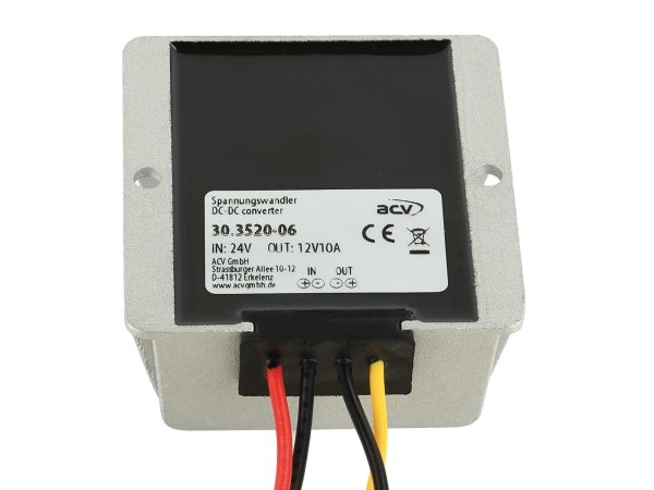 Spannungswandler 24 Volt > 12 Volt 10A max.