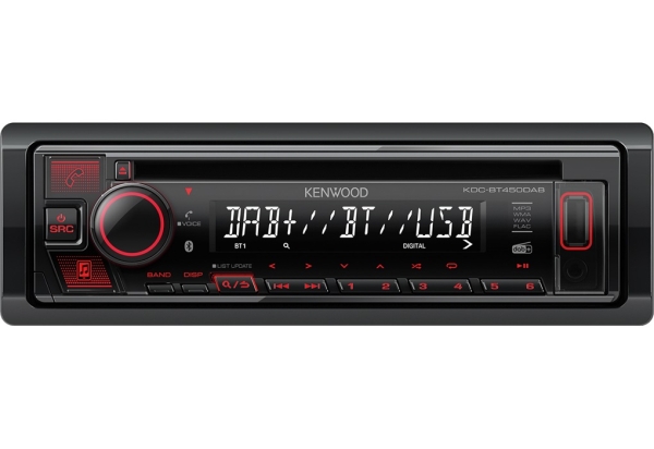 Kenwood KDC-BT450DAB mit Bluetooth und DAB+ Digitalradio