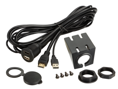 USB / HDMI Einbaubuchse / Aufbau...