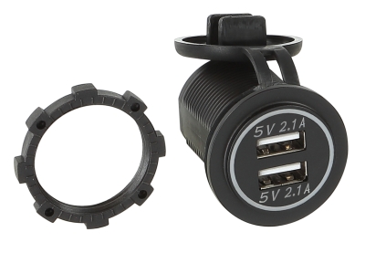Dual USB Einbau-Ladeadapter 12V/...