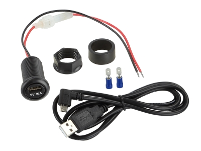 Kompaktes 12V USB-Einbauladegerä...
